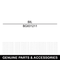 thumbnail image 1 of Billy Goat 831211 Cap 5" Vinyl Black QV900HSP QV550HSP QV550H QV550, 1 of 4