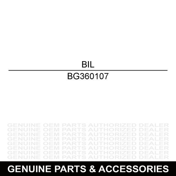 Billy Goat BG360107 Spacer Sprocket Tine