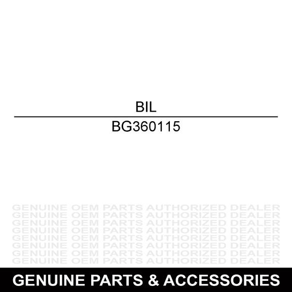 Billy Goat BG360115 Chain 40 X 94 Pitch O-Ring