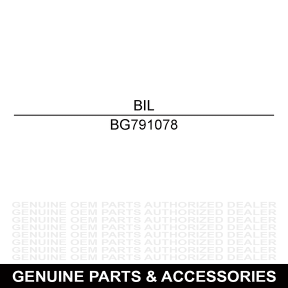 Billy Goat BG791078 Screw Button Head 5 16 X0.75
