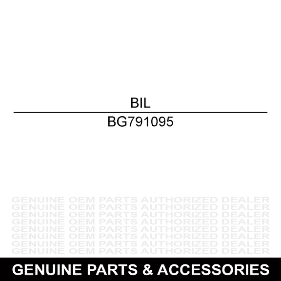 Billy Goat BG791095 Switch Safety Interlock