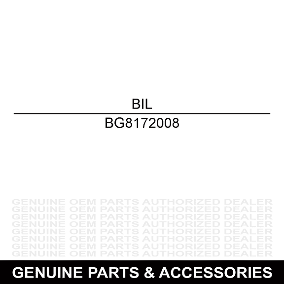 Billy Goat BG8172008 Washer 5 16 Sae Z P