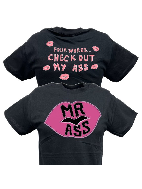 Billy Gunn Four Words WWE Mens Black T-shirt