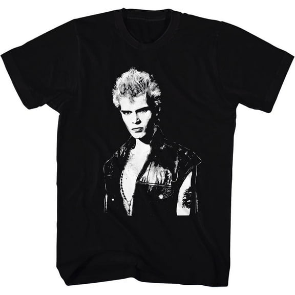 Billy Idol Billy I Black Adult T-Shirt 3Xlt