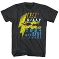 thumbnail image 1 of Billy Idol Eyeballs Heather Adult T-Shirt, 1 of 2