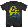 thumbnail image 1 of Billy Idol Eyeballs Black Heather Adult T-Shirt 5Xl, 1 of 2