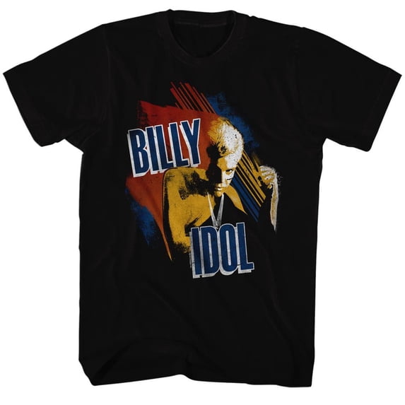 Billy Idol Idol Black Adult T-Shirt 4Xl