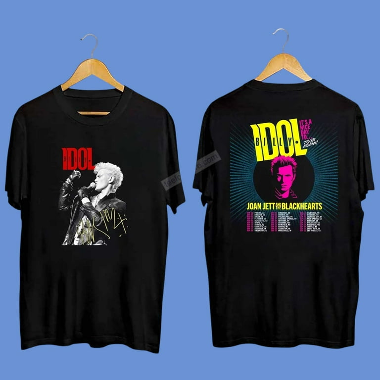 Billy Idol It's Nice Day To Tour Again 2025 Concert Shirt