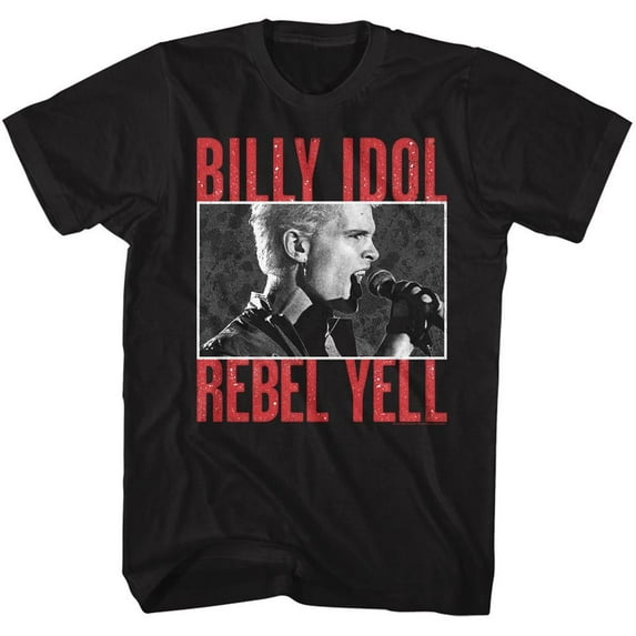 Billy Idol Music Rebelyell Adult Short Sleeve T Shirt