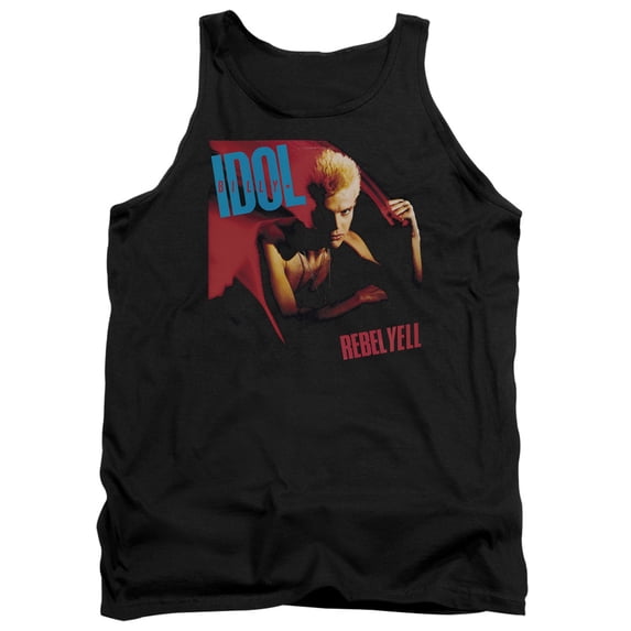 Billy Idol Rebel Yell Adult Tank Top Black