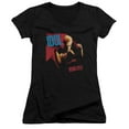 thumbnail image 1 of Billy Idol Rebel Yell Junior Women's T-Shirt V-Neck Black, 1 of 2