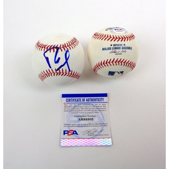 Billy Idol Rock Legend Signed Autograph OMLB Baseball PSA/DNA COA