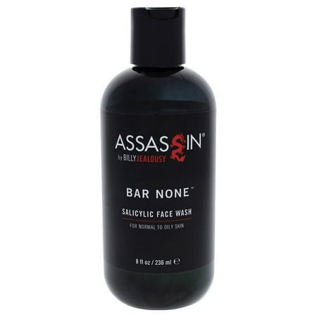 Billy Jealousy Assassin Bar None Salicylic Face Wash for Men, 8 Oz
