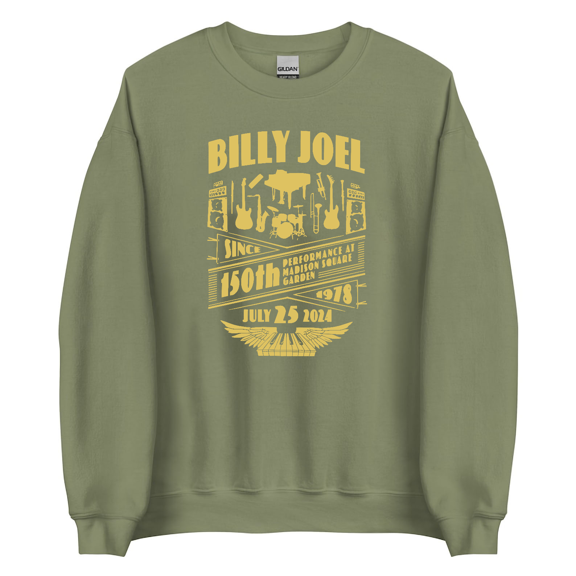 Billy Joel 150Th Msg Instruments July 25 2024 T-Shirt, Unisex All Size