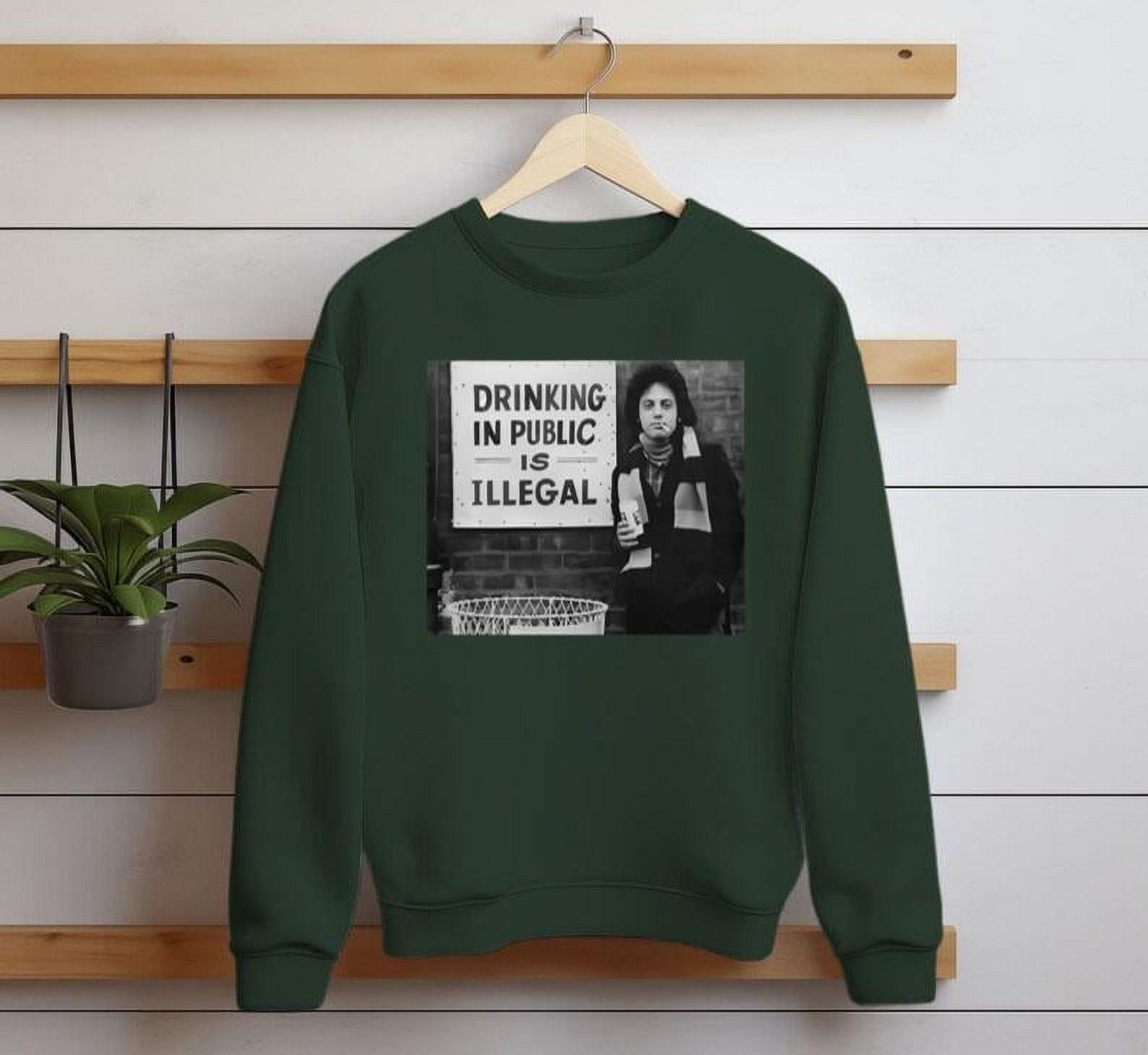Billy Joel Drinking In Public Is Illegal TShirt, New Instock!, Gift