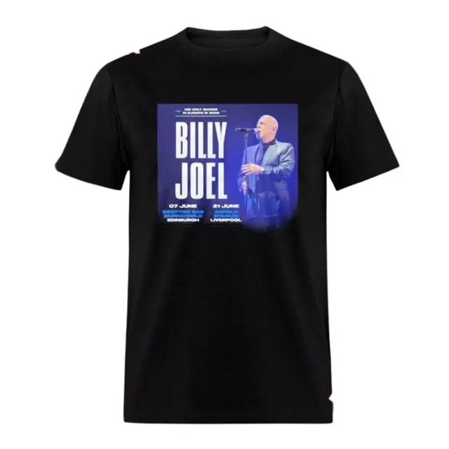 Billy Joel European Tour 2025 Tshirt P87151 Tshirt, S