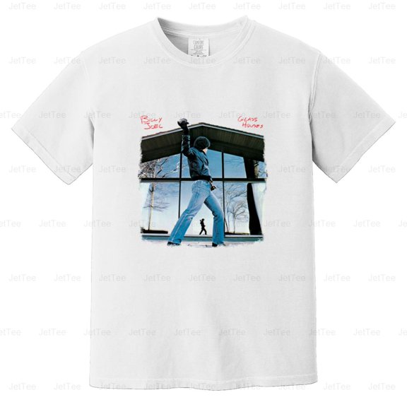 Billy Joel Glass Houses Vintage Retro Music Pop Rock Piano Man Album Comfort Color T-Shirt Unisex, up to 4XL