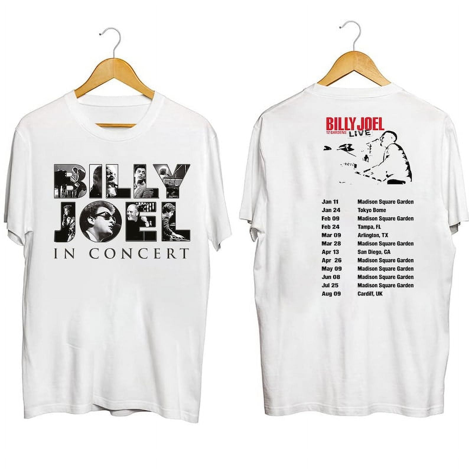 Billy Joel In Concert Music Tour 2024 Shirt, Billy Joel 2024 Concert