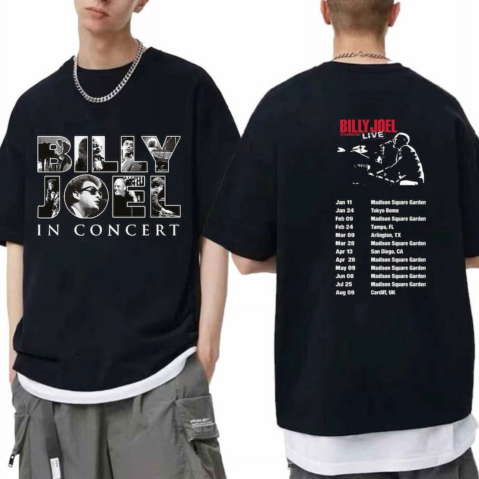 Billy Joel In Concert Music Tour 2024 Shirt, Billy Joel 2024 Concert