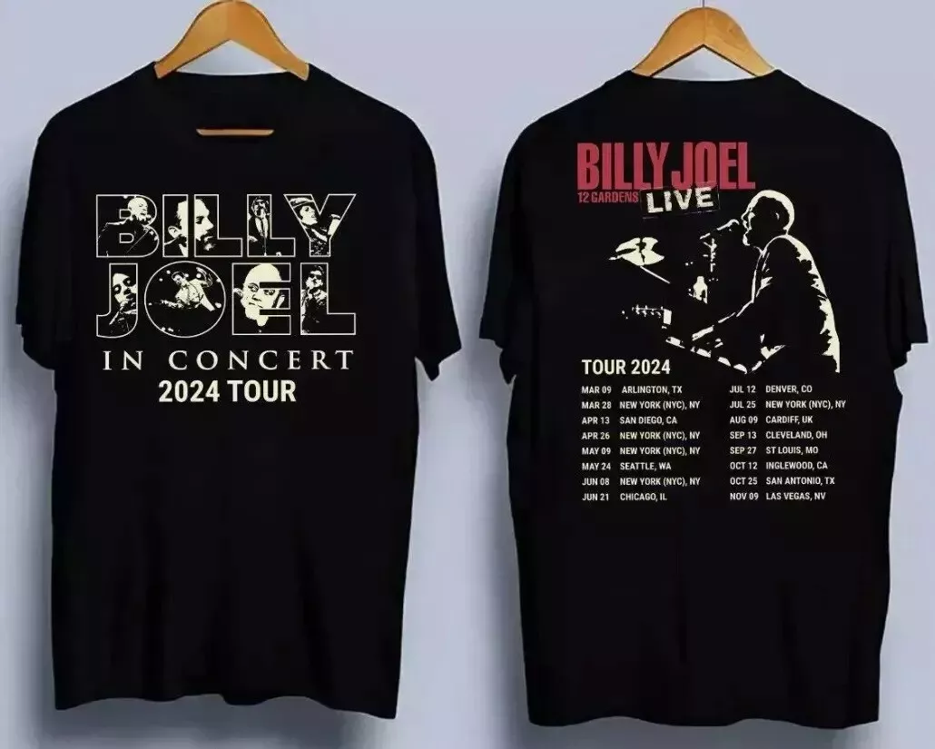 Billy Joel In Concert Music Tour 2024 Tshirt Tshirt, XL