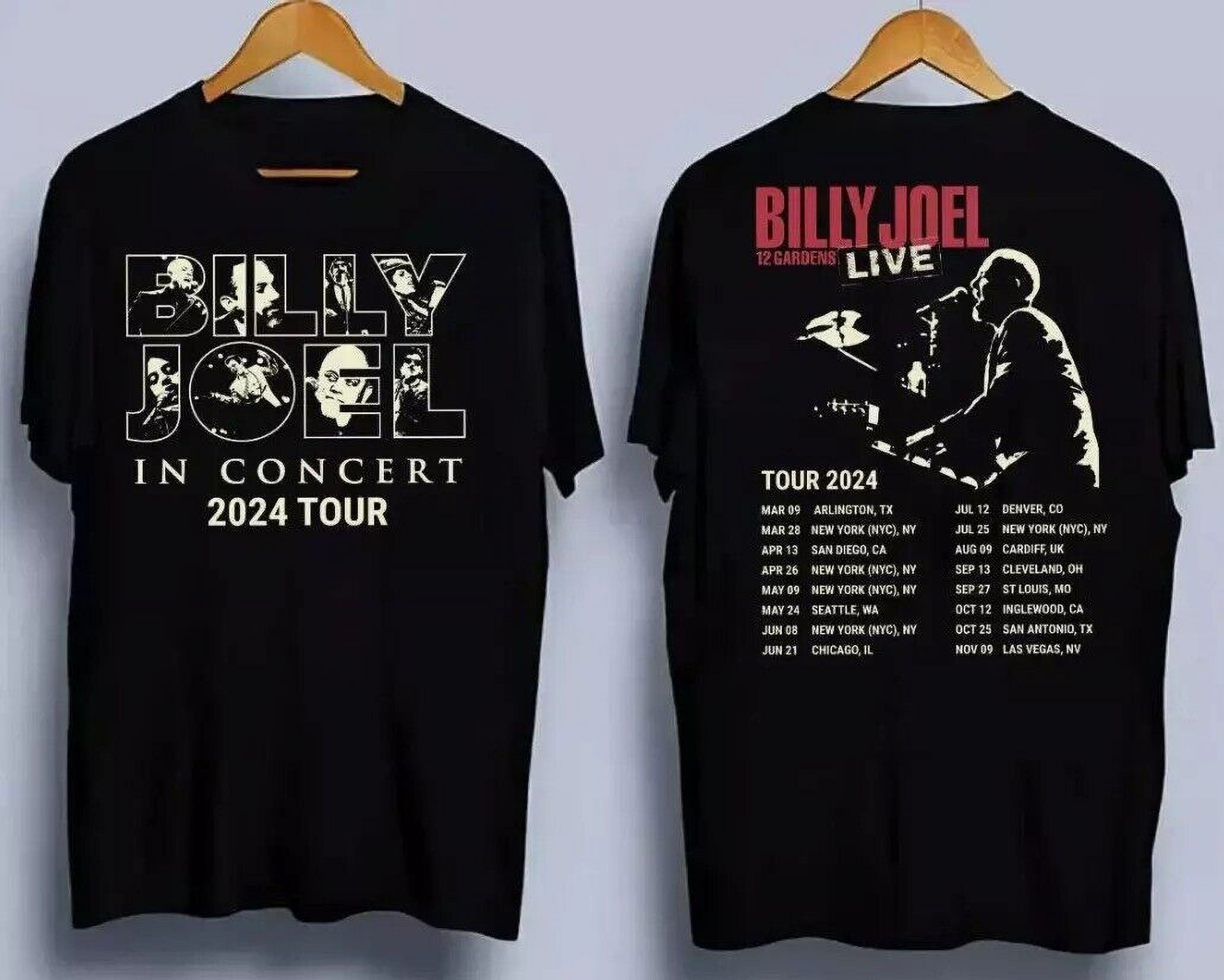 Billy Joel In Concert Music Tour 2024 Tshirt