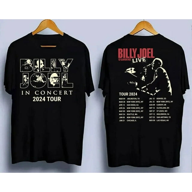 Billy Joel In Concert Music Tour 2024 Tshirt