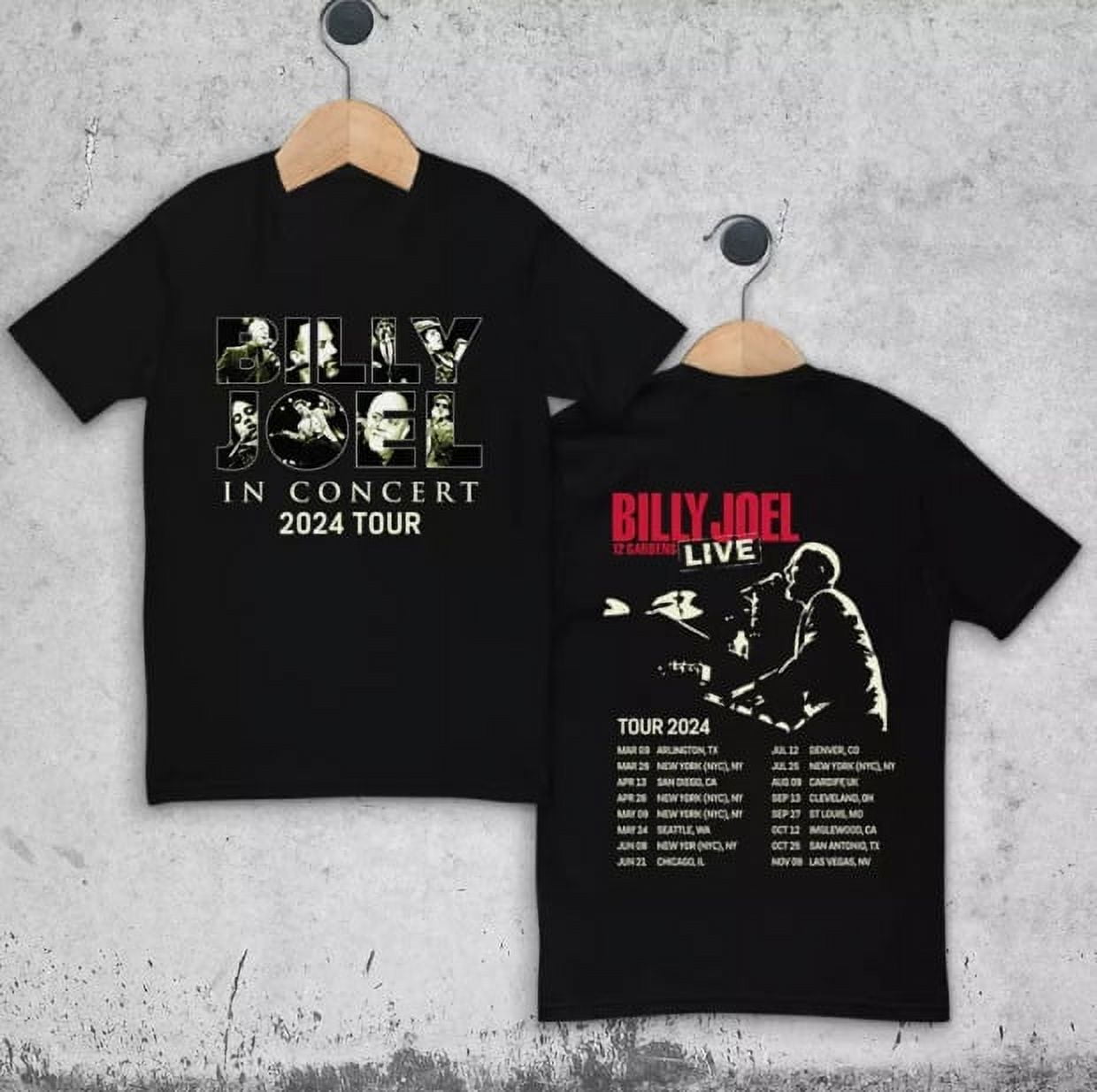 Billy Joel In Concert Music Tour 2024 Unisex TShirt S5XL