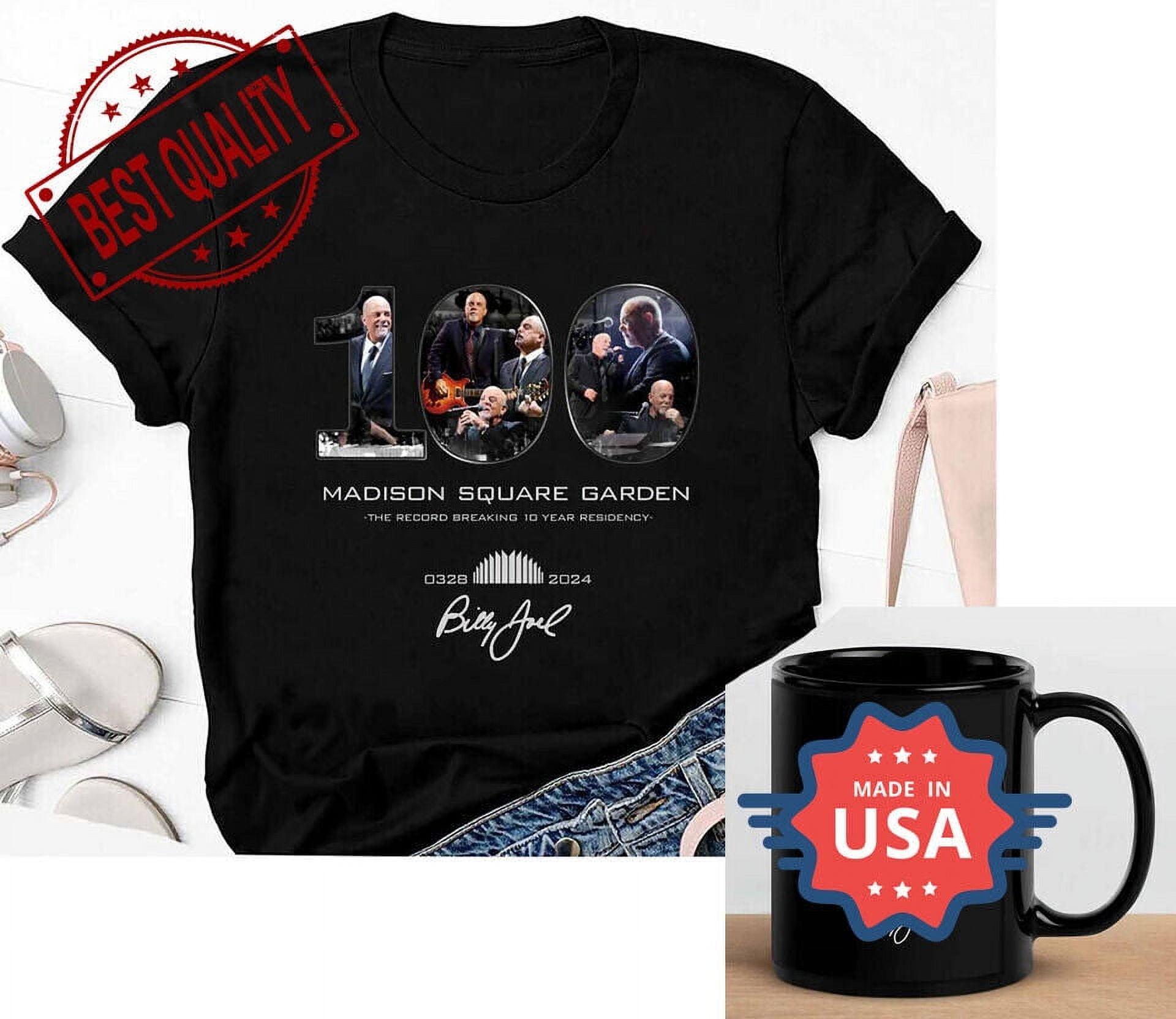 BillyJoel Madison Square Garden 100th Event 2024 T Shirt, BillyJoel