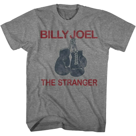 Billy Joel The Stranger Graphite Heather Adult T-Shirt 5Xl
