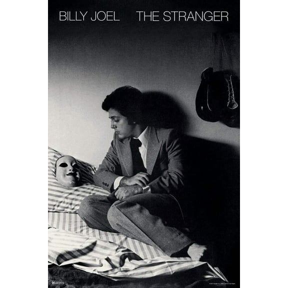 Billy Joel Poster The Stranger Album Cover Classic Rock Music Merchandise Retro Vintage 70s 80s Concert Tour Cool Wall Art Print Poster