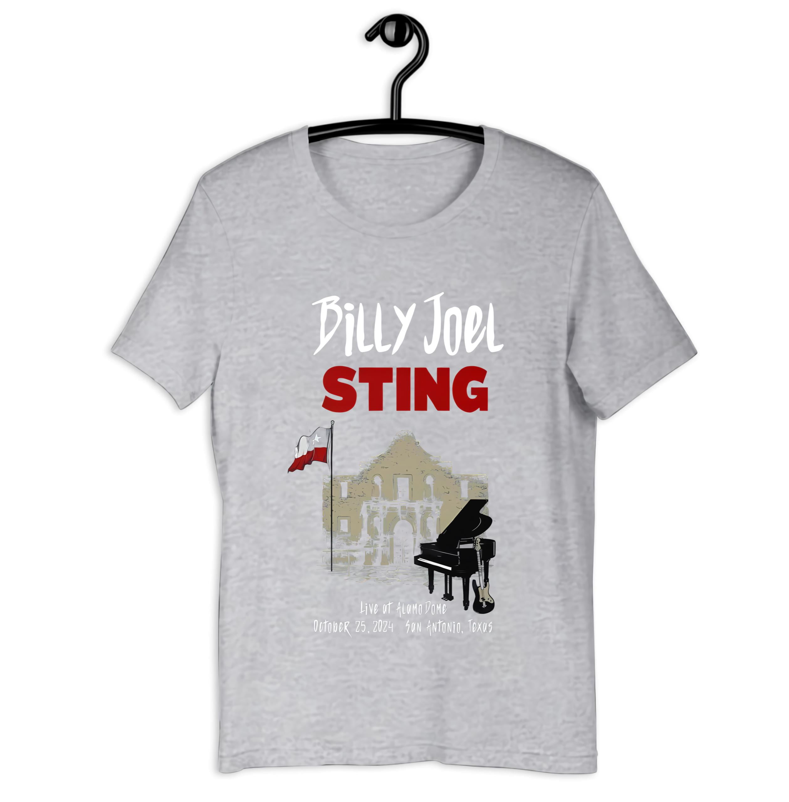 Billy Joel Sting October 25 2024 San Antonio Event Shirt