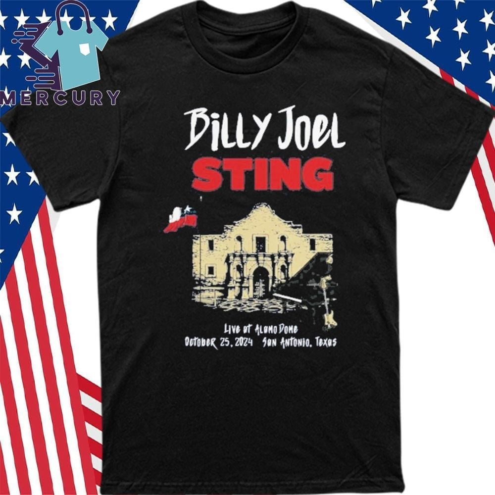 Billy Joel Sting October 25 2024 San Antonio Event Shirt