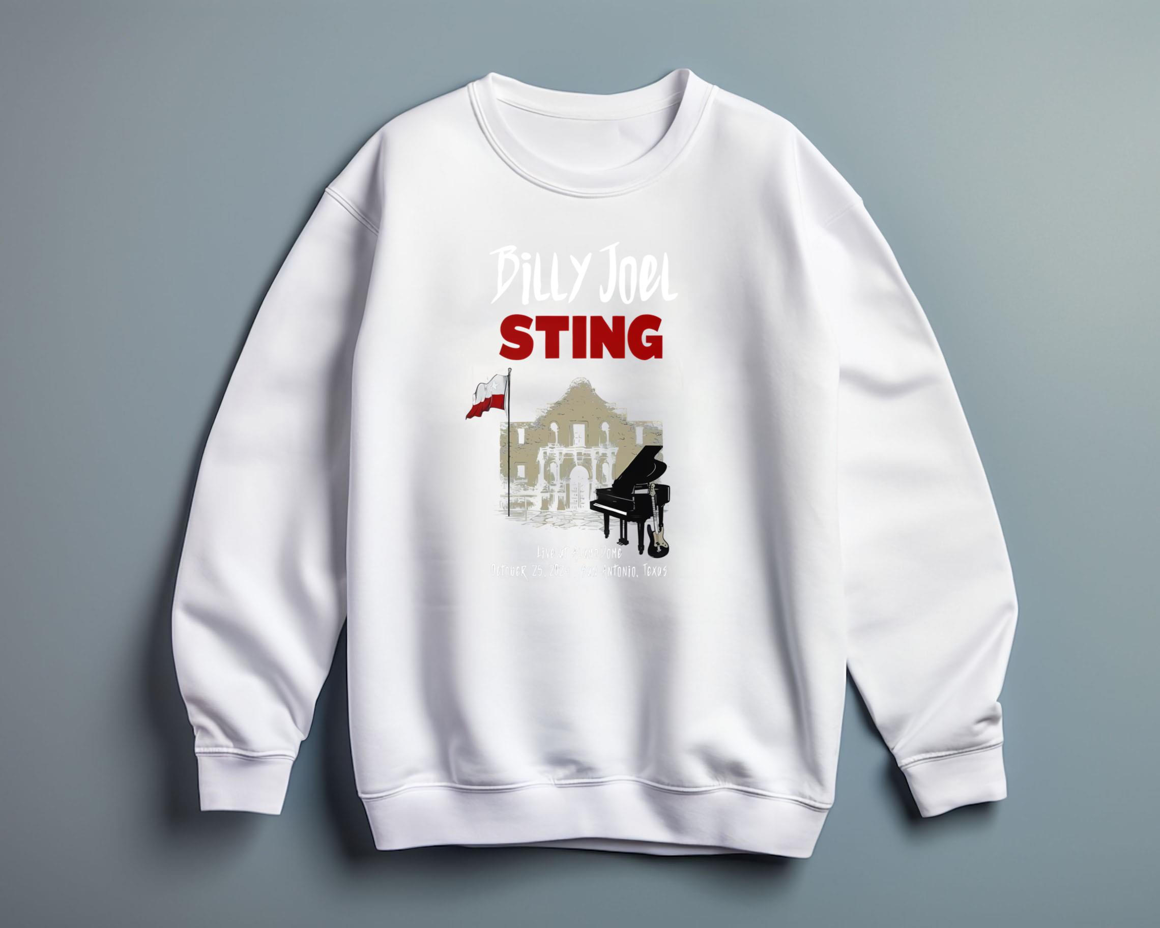 Billy Joel Sting October 25 2024 San Antonio Event Shirt