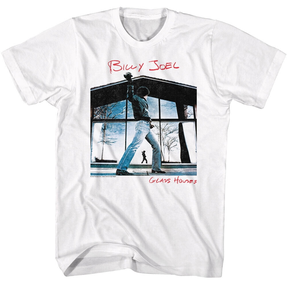 Billy Joel The Piano Man Glass Houses Album Cover Men's T Shirt Rock