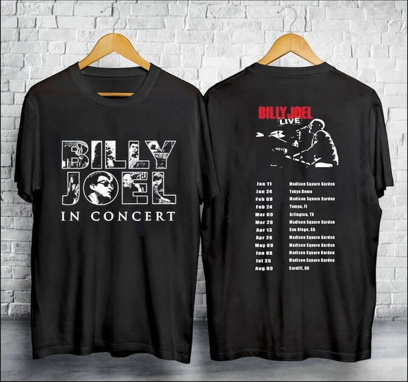 Billy Joel World Tour 2024 Uni Shirt, Billy Joel Shirt, Gift For