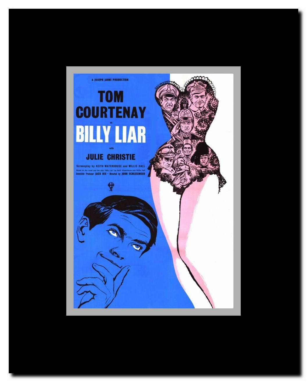 Billy Liar Framed Movie Poster