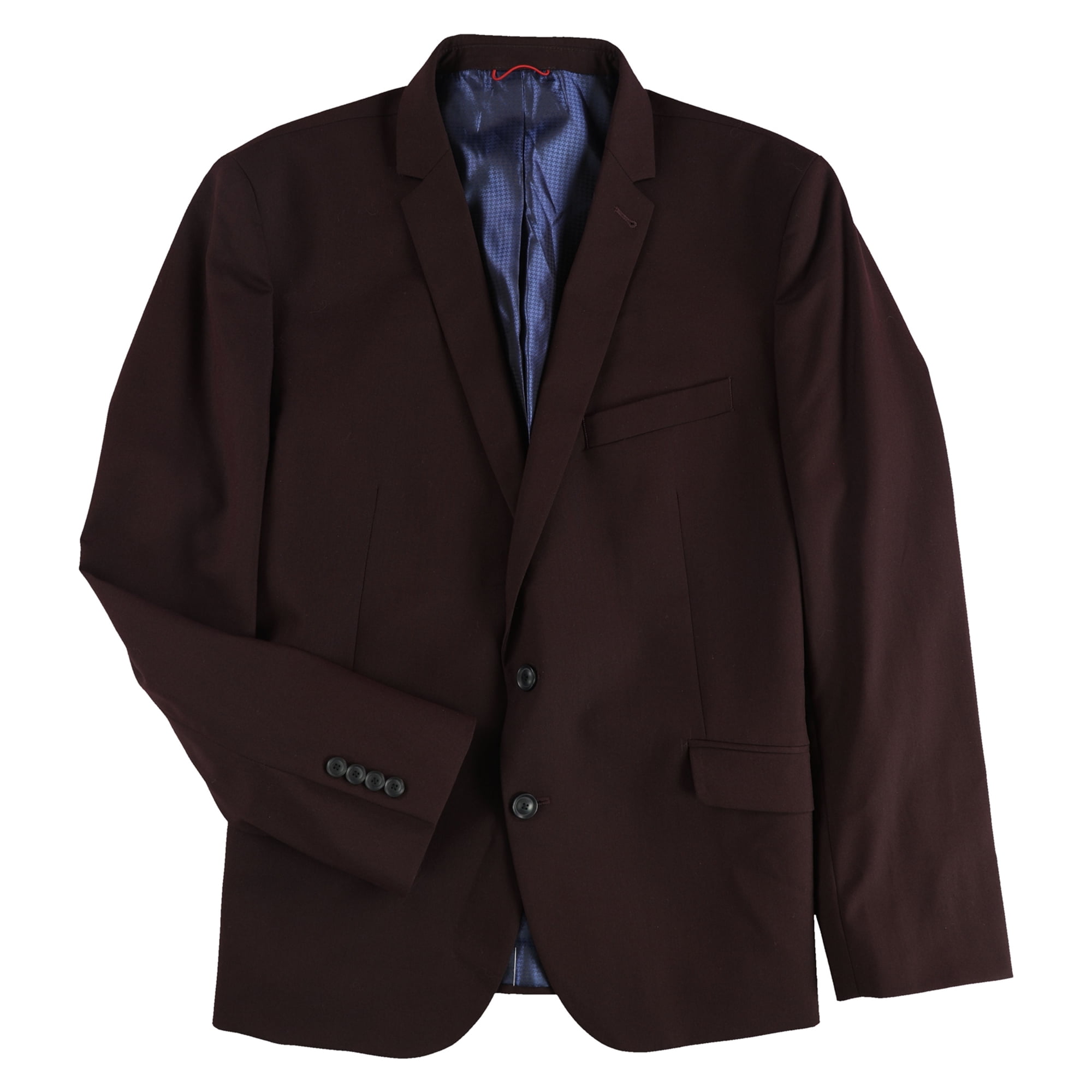 Billy London Mens Slim Fit Two Button Blazer Jacket Red 46 Regular