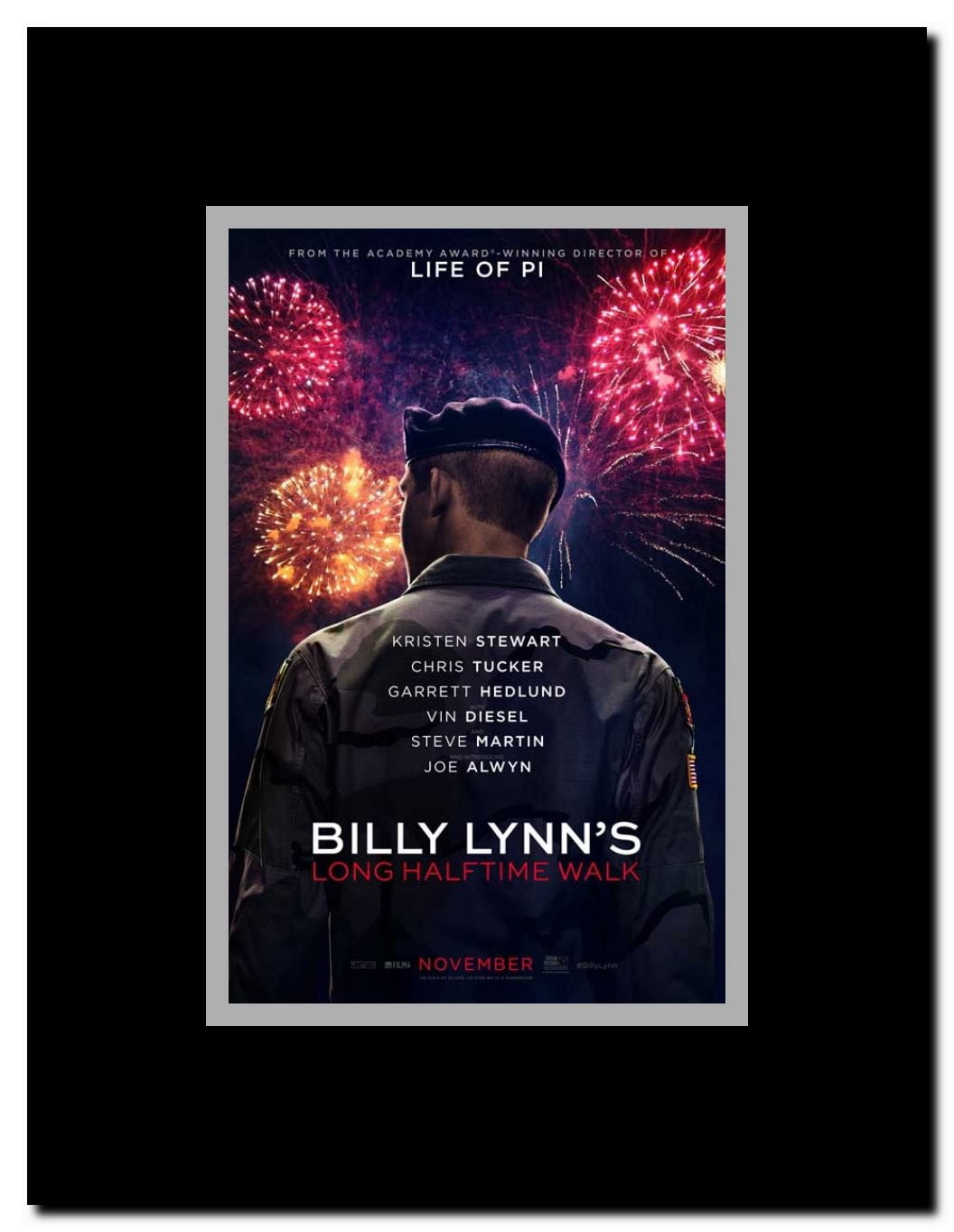 Billy Lynn's Long Halftime Walk Framed Movie Poster