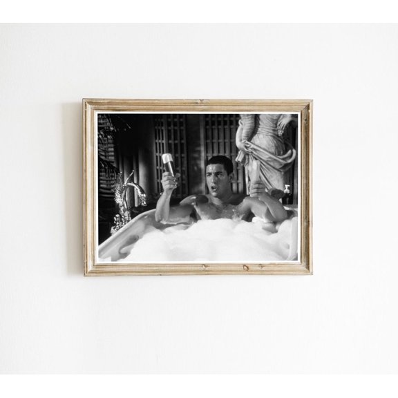 Billy Madison Bathroom, Funny Bathroom Decor, Black and White, Toilet Print, Restroom Decor, Toilet Humor, Wall Art, Unframed Poster Size 12x18