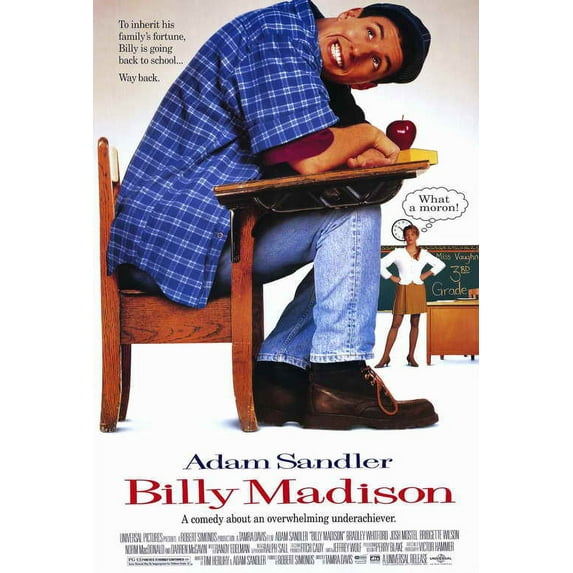 Billy Madison Movie POSTER 27" x 40" Style A