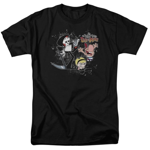 Billy & Mandy Splatter Cast Officially Licensed Adult T-Shirt L