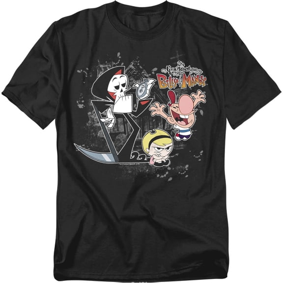 Billy & Mandy Splatter Cast Officially Licensed Adult T-Shirt
