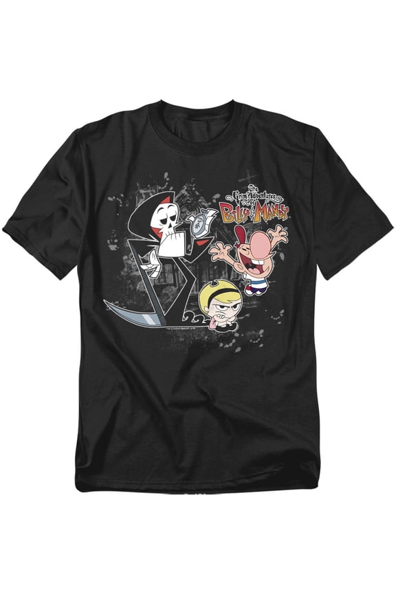 Billy & Mandy Splatter Cast Officially Licensed Adult T-Shirt
