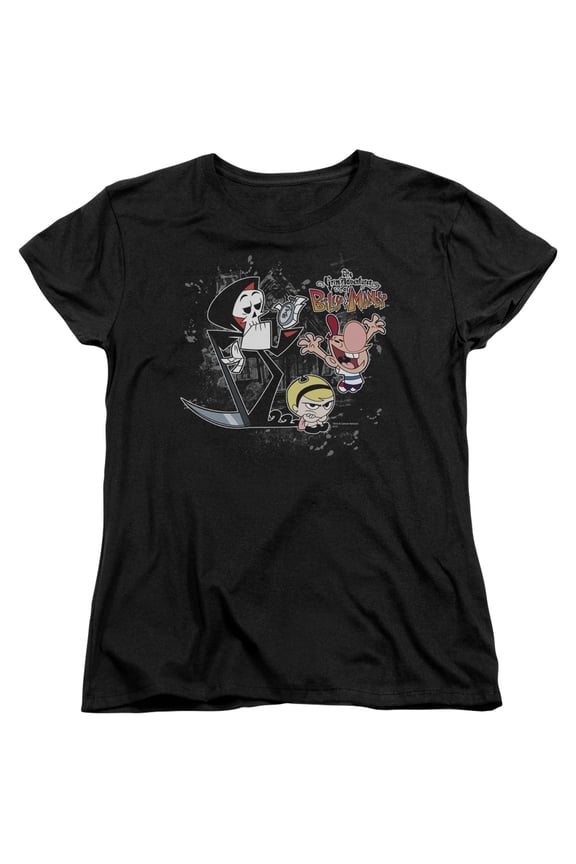 Billy & Mandy - Splatter Cast - Women's Short Sleeve Shirt - X-Large