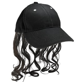 Billy Ray Mullet Hat Brown Wig Costume Cap