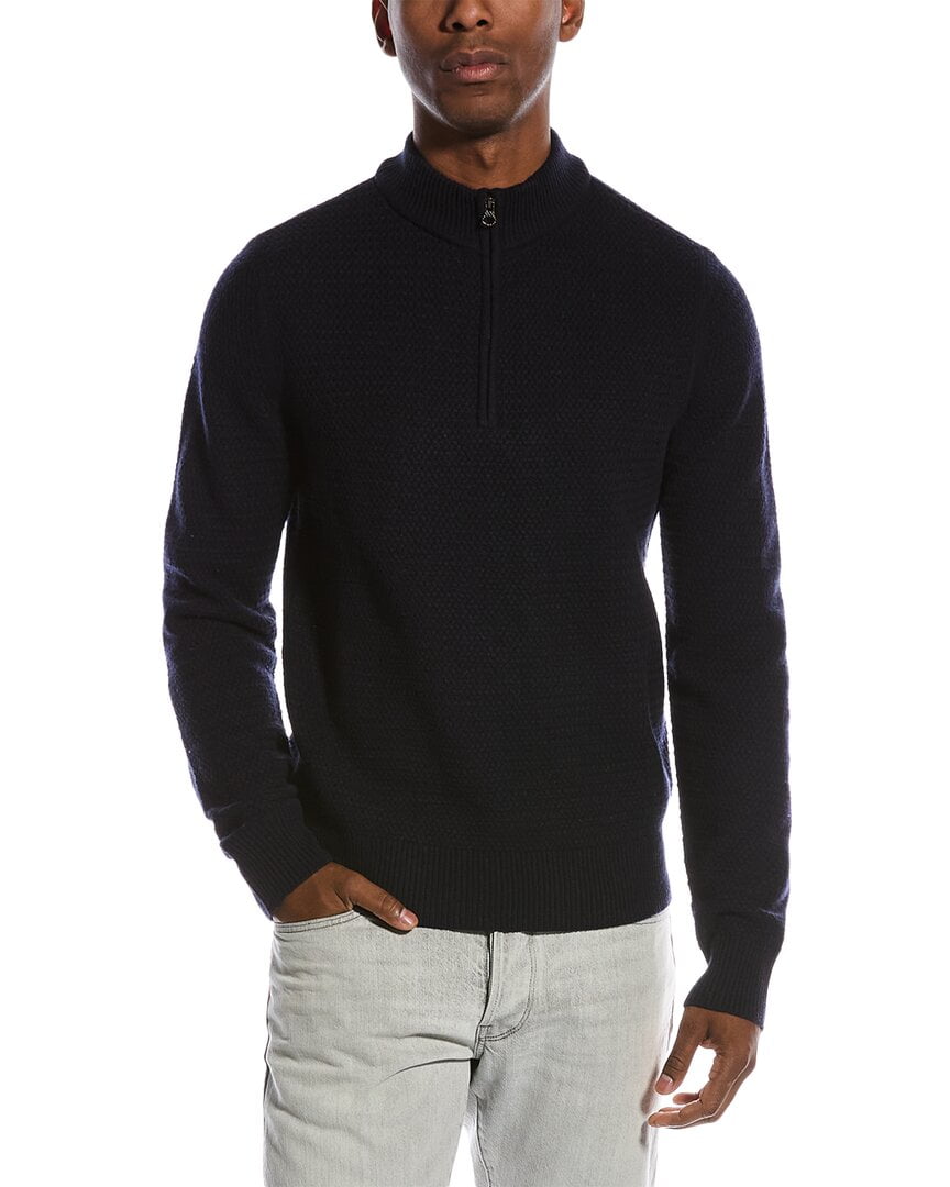 Billy Reid mens Merino Wool Mock Sweater S Blue Walmart