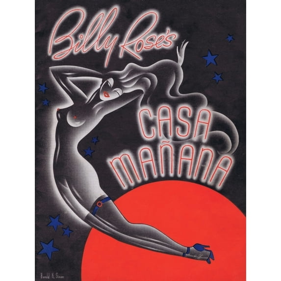 Billy Rose Show Let'S Play Fair At Casa Manana Poster Print By Mary Evans Jazz Age Club Collection