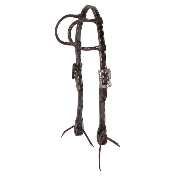 Billy Royal Canyon Ranch Two Ear Ranch Headstall | Color Dark Oil | Size Small Horse