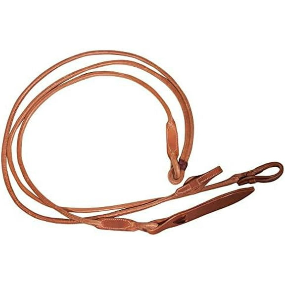 Billy Royal Quick Change Harness Leather Romel Reins for Horses | Quick Change Bit Ends | Perfect for Everyday Use | Balanced & Attractive Design | Premium Heavyweight Harness Leather