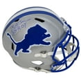 thumbnail image 1 of Billy Sims Signed Detroit Lions Throwback Riddell Full Size Speed Replica Helmet w/80 ROY, 1 of 1